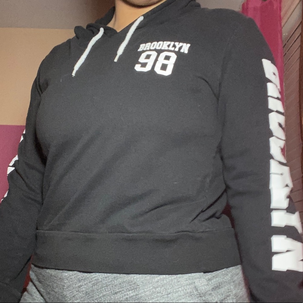 Brooklyn printed hoodie